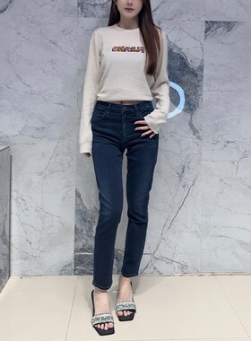 国内现货 Goldsign 高腰百搭基础款显瘦显腿长九分小脚牛仔裤四色