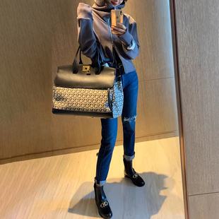 Citizens 高腰破洞水洗直筒牛仔裤 Liya 女 Humanity 国内现货