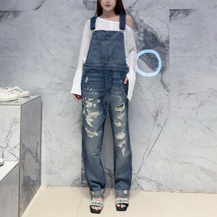 清仓 一件4折 两件2.8折 不退不换 Black Orchid 中蓝牛仔背带裤