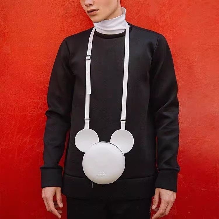 清仓 Melissa x Disney 联名款米奇单肩斜跨化妆手机包包女红黑白