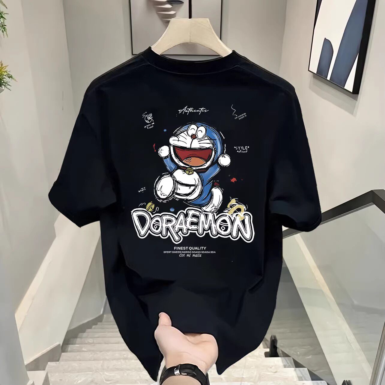 新款夏季潮流短袖t恤男重磅纯棉2