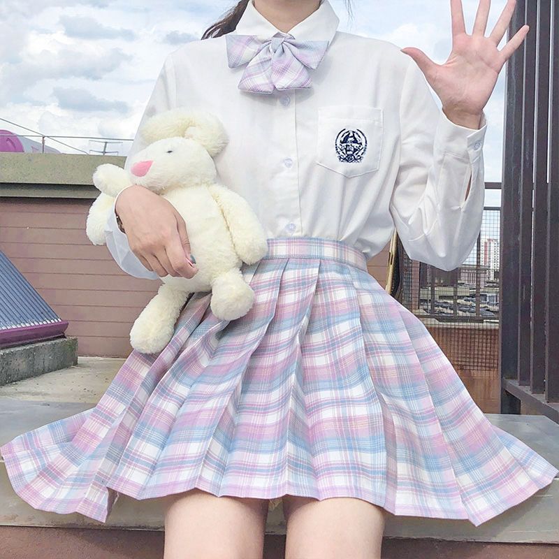 奈婷酱jk制服正版原创套装校服裙子全套jk裙长裙一整套女长袖短袖