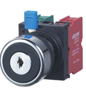 Φ22两位置钥匙开关 K2B-61