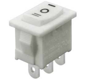 白色三档开关ON-OFF-ON  MR-1-138-C6N-WWAA