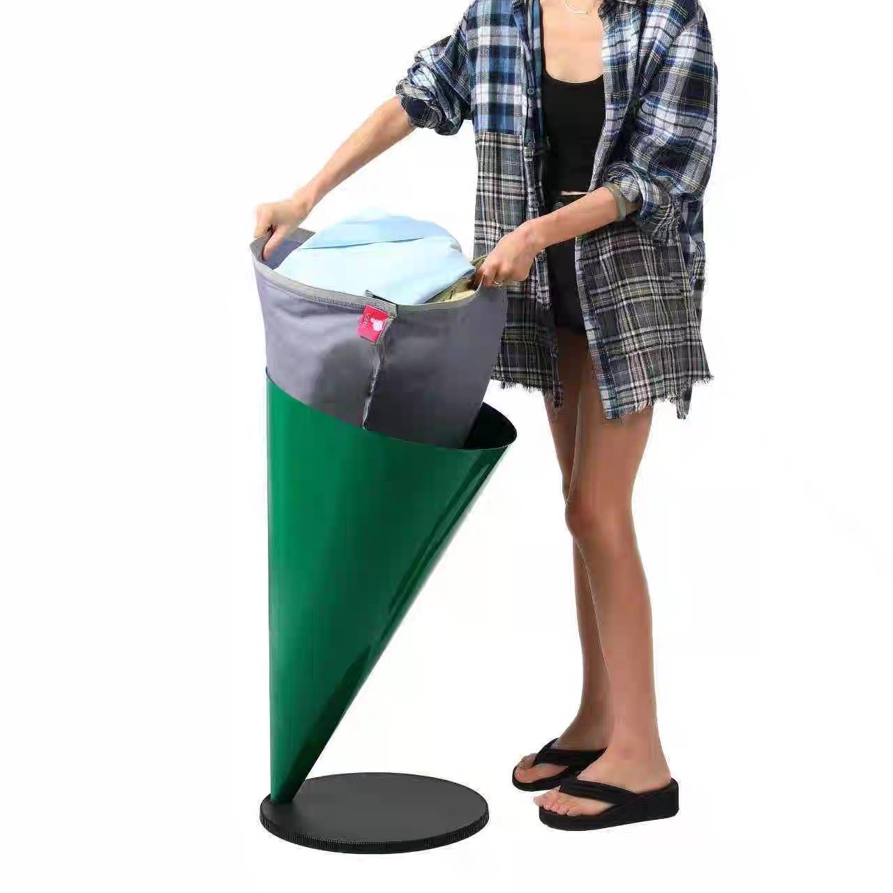 SpaceWave太空波脏衣服收纳整理家庭收纳用具脏衣篮脏衣娄脏衣桶