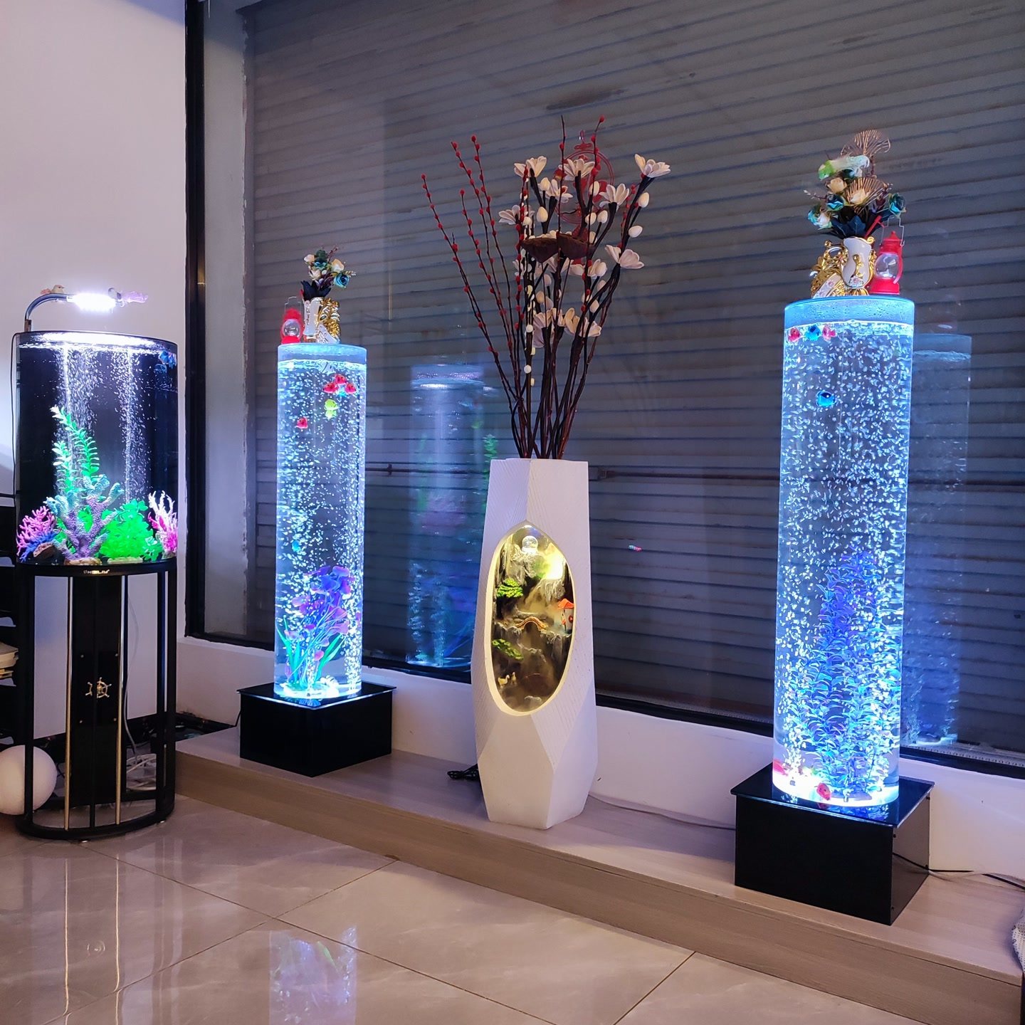 新款平安柱子隔断玄关定制客餐厅卫生间半墙水幕墙隔断屏网红隔断,基础建材,屏风,淘宝优惠券,粉丝福利购,淘宝优惠卷