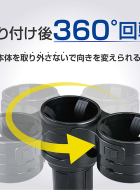 日本CARMATE 一分二水杯架 汽车饮料双杯架 烟灰缸底座扩展槽手机