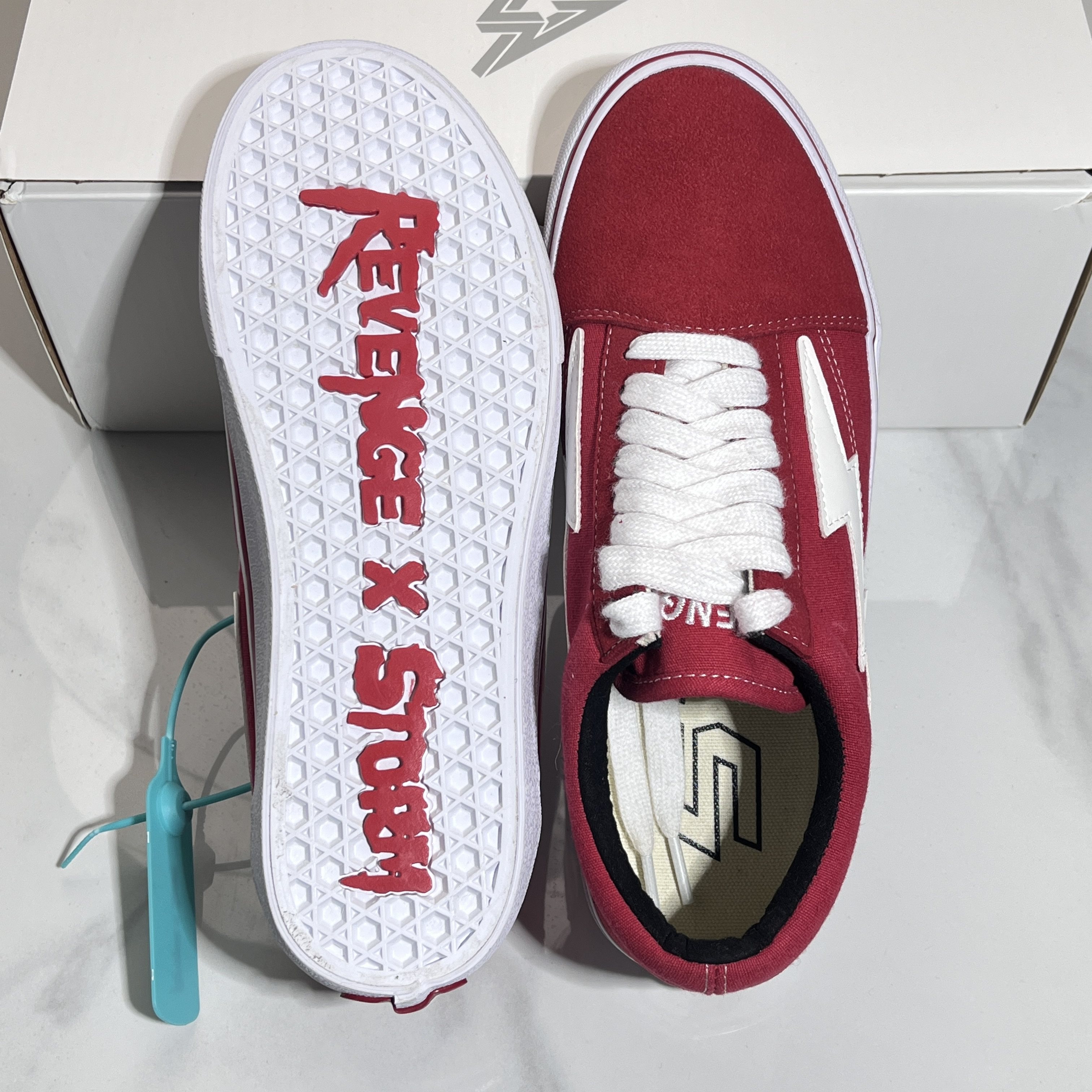 潮牌复古休闲闪电低帮帆布鞋滑板风暴街头潮男女百搭透气休闲板鞋