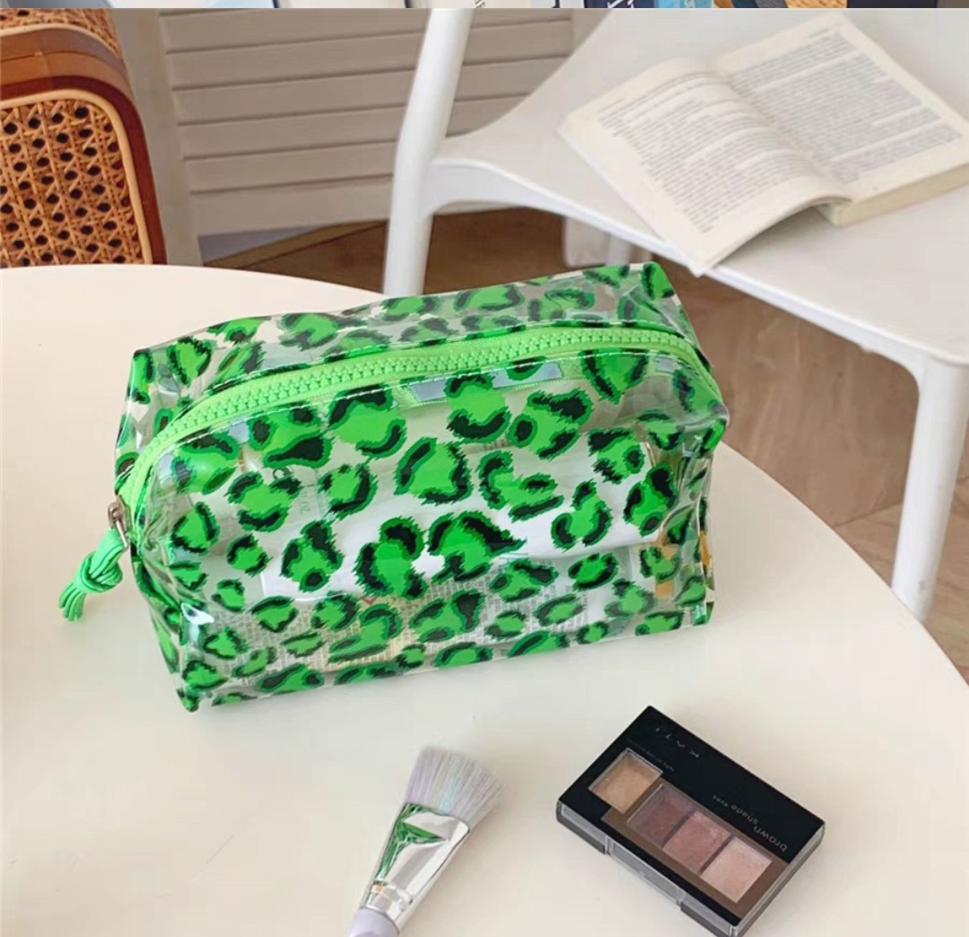 半透明化妆包~pvc收纳包~印花