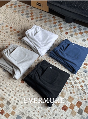 韩国正品直邮26冬款时尚松紧腰休闲裤卫裤