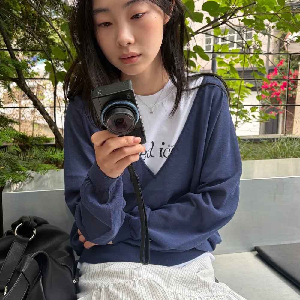 韩国代购直邮haag设计师品牌宽松套头防晒薄款针织衫休闲百搭上衣