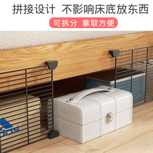 封床底神器防猫铁网加密加高可伸缩缝隙围栏挡板隔板卧室床下加高