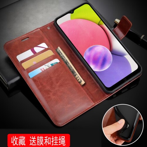 适用三星SM一A037M/DS手机壳翻盖SM-A037F/DS保护套6.50英寸Galaxy A03s外壳皮夹SMA037G软壳钱包款全包男士?