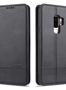 适用三星galaxy S9＋手机壳翻盖S9plus保护套6.2寸SM-g9650/DS外壳皮夹g9658潮女盖乐士防摔s9P男士s9十钱包?