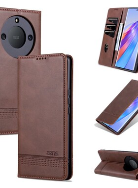 适用华为MAGIC6 LITE手机壳6.78英寸0保护套翻盖华为MAGIC6LITE外壳皮夹荣耀磁扣软膜潮女插卡硅胶防摔新款钱