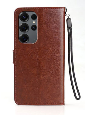 适用三星GALAXY S25 ULTRA手机壳皮夹三星SM-S9380保护套翻盖三星S25ULTRA外壳6.90英寸S938B/DS男士S938E新?