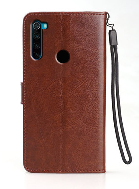 适用 REDMI NOTE8T手机壳翻盖小米M1908C3XG保护套6.30英寸红米NOTE8T外壳皮夹NOTO8T全包HMNOTE8T磁扣新款防