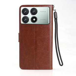 适用小米POCO F6 PRO手机壳翻盖小米POCO F6PRO外壳6.67英寸小米23113RKC6G保护套皮夹0p0c0防摔0pocophone新