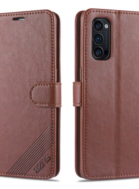 适用oppoReno4Pro手机壳翻盖式oppoPDNT00保护套皮夹oppoPDNM00外壳6.5英寸pporREON带盖0pp0CPH2089插卡oopp