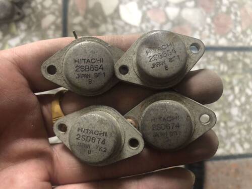 原装进口日立2SB654 2SD674拆机金封发烧音频配对功放管 保真现货