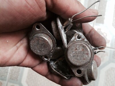 MJ11032原装进口拆机摩托罗拉 金封大功率功放管 大粗脚 保真原字