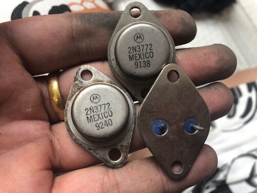 原装进口拆机摩托罗拉M 2N3772 金封大功率大电流三极管 保真现货