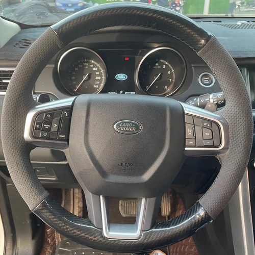 路虎发现神行真皮方向盘套专用