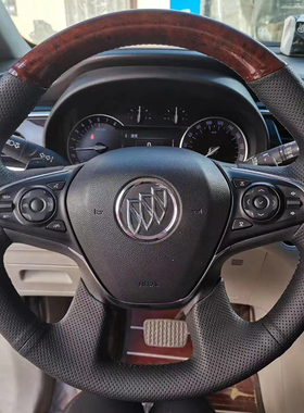 13-22款别克GL8ES陆尊28T25S陆上公务舱方向盘套真皮手缝把套专用
