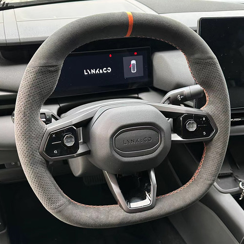 领克08/07真皮专车专用方向盘套