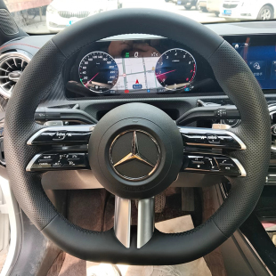 C260L把套手缝专用全包款 A200L CLS级方向盘套真皮E300L 奔驰GLC