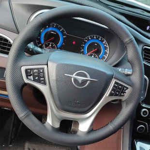 海马323 S7方向盘套真皮福美来F7普力马把套手缝专用