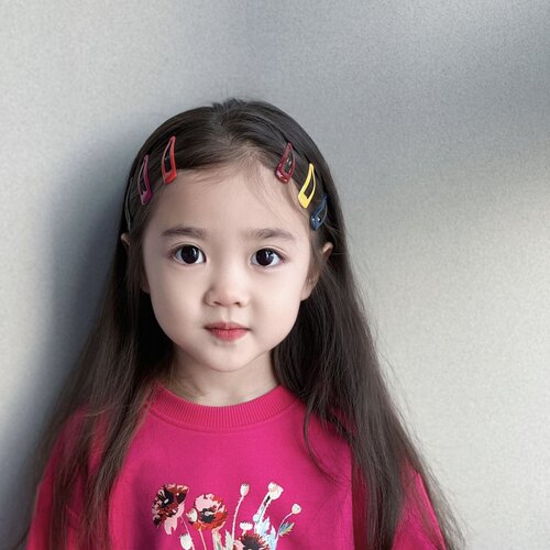 七彩基础bb夹儿童 百搭糖果色边夹刘海夹 后脑勺碎发夹 女童发夹