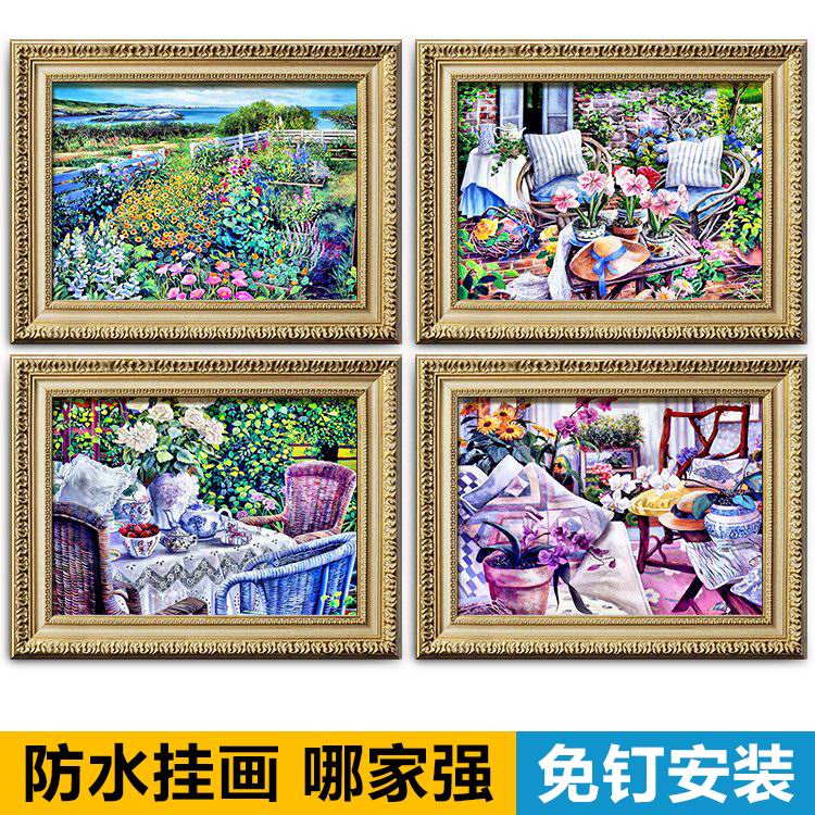 怀旧复古欧式田园传统挂画儿童房幼儿园装饰画餐厅咖啡馆餐厅壁画图片