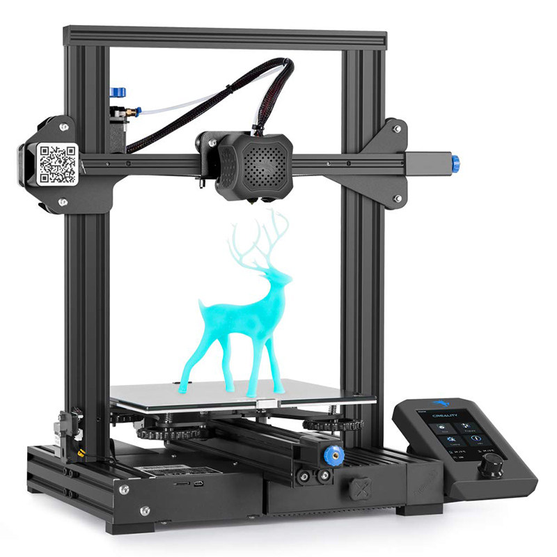 创想三维creality Ender 3 V2 3d Printer升级静音立体fdm打印机 博力创辉科技 淘优券
