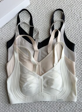 LAP春夏新款无痕超薄兔耳朵水晶杯文胸 大胸显小软支撑内衣112201