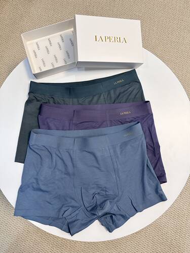 LAP贵妇男士新款轻奢莫代尔中腰平角内裤 高弹力舒适男四角内裤