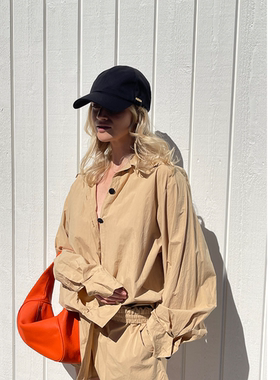 ETIK Nor瑞典百分百高支棉袖口设计感休闲衬衣