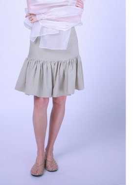 ETIK Nor瑞典豆绿色鱼尾短裙