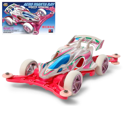 大兴 星达 四驱车 粉色AR底盘 珍珠白色车壳 樱花魔鬼鱼