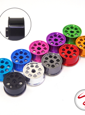 自制田宫四驱车配件 HG铝合金中口径双用 镂空轮毂 8孔轻量 95602