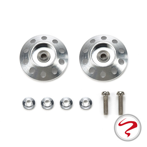 正品田宫TAMIYA四驱车配件飞碟防挂防倾导轮10孔镂空 19mm 95651