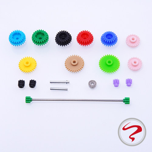 乡下模型四驱车齿轮传动