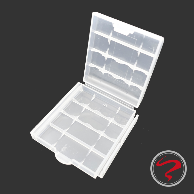 乡下模型 电池盒 可装4粒5号AA电池  可相连 保护电池 透明蓝/白