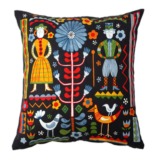 宜家正品代购特拉卡图斯靠垫抱枕ins风腰枕腰靠枕头车用家用办公