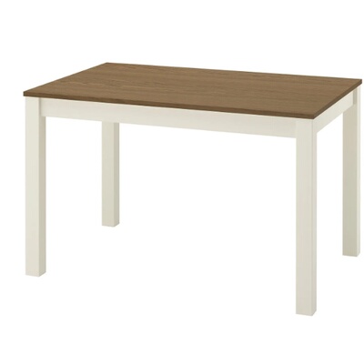 IKEA宜家正品代购 阿胡特 桌子餐桌户外黑色/褐色120x80 厘米