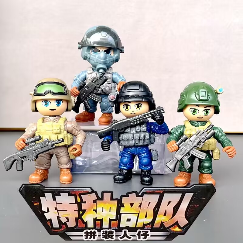 手办特种兵人武器套装人偶玩具