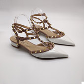 性感柳钉柳丁辣妹青年少女欧美尖头平底女断码 罗马风时装 凉鞋 清仓