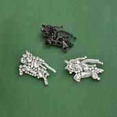 印度丝手工水钻战马射手烫贴布贴动物小号T恤衣服裤 子包包补丁贴