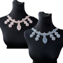 民族风手工水钻印度丝领花网纱花边配饰婚纱礼舞台服装 饰 辅料装