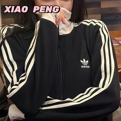 阿迪达斯三叶草华夫格运动外套